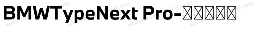 BMWTypeNext Pro字体转换
